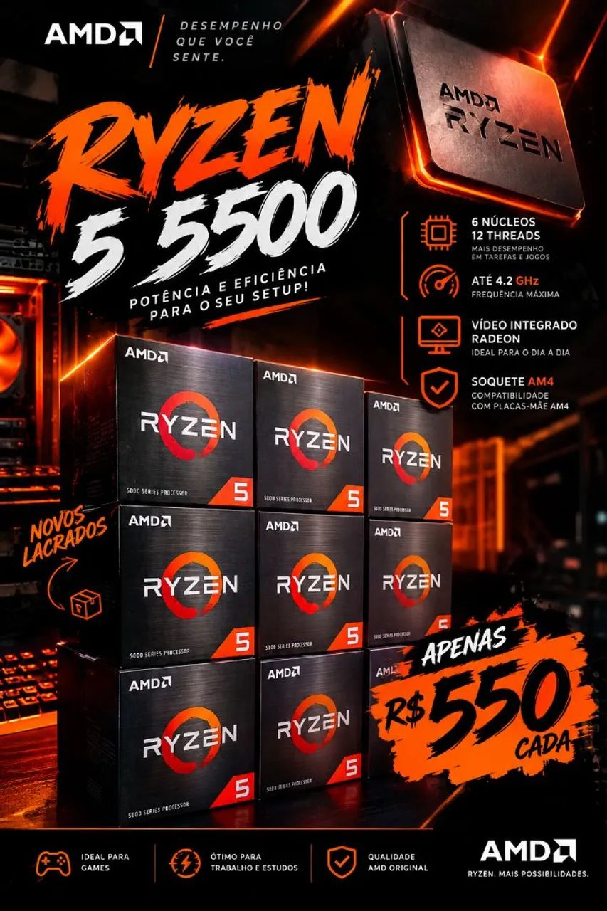? RYZEN 5 5500 ?