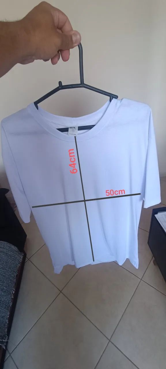 Kit 7 Camisas brancas G