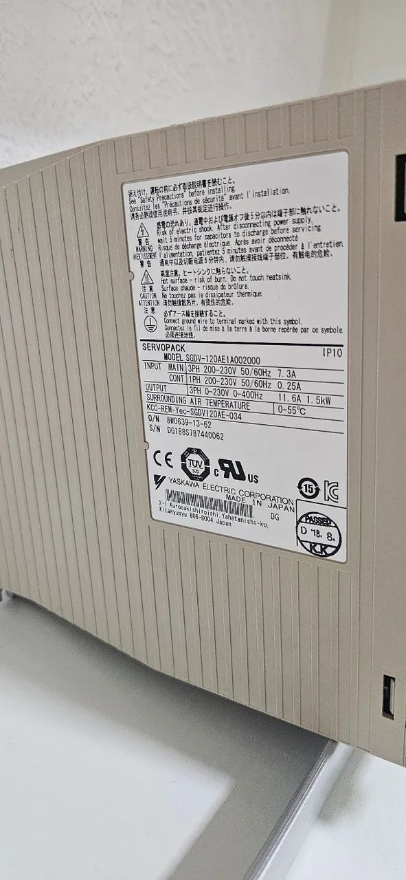 Servopack Yaskawa SGDV-7R6A01A novo + MP2600iec - Foto 4