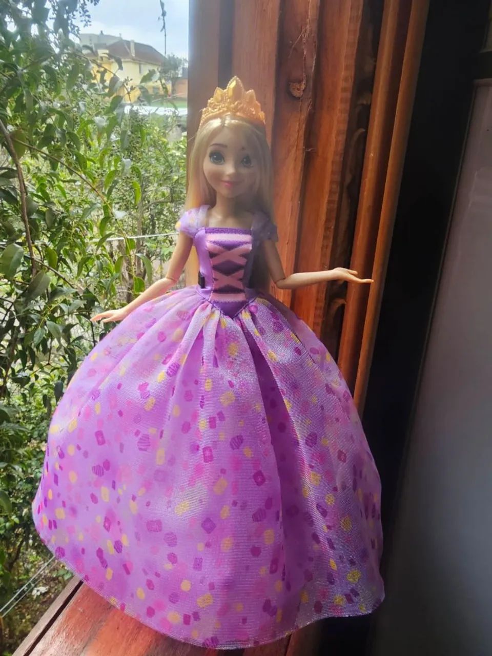 Boneca Rapunzel Birthday Celebration - Foto 4