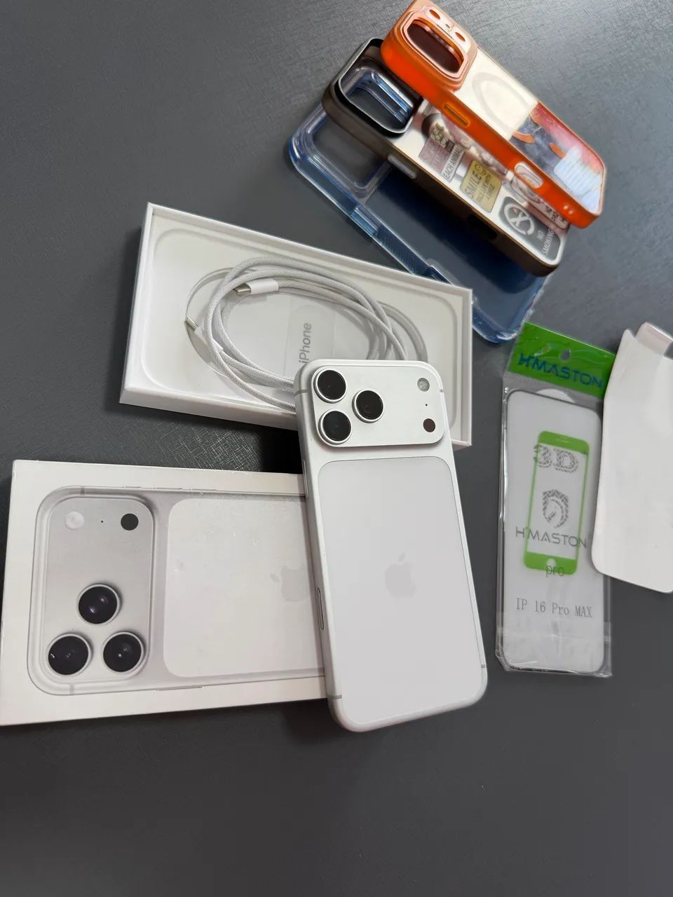 IPHONE 17 PRO MAX 256 CINZA BARATO NOVO ZERO  - Foto 2