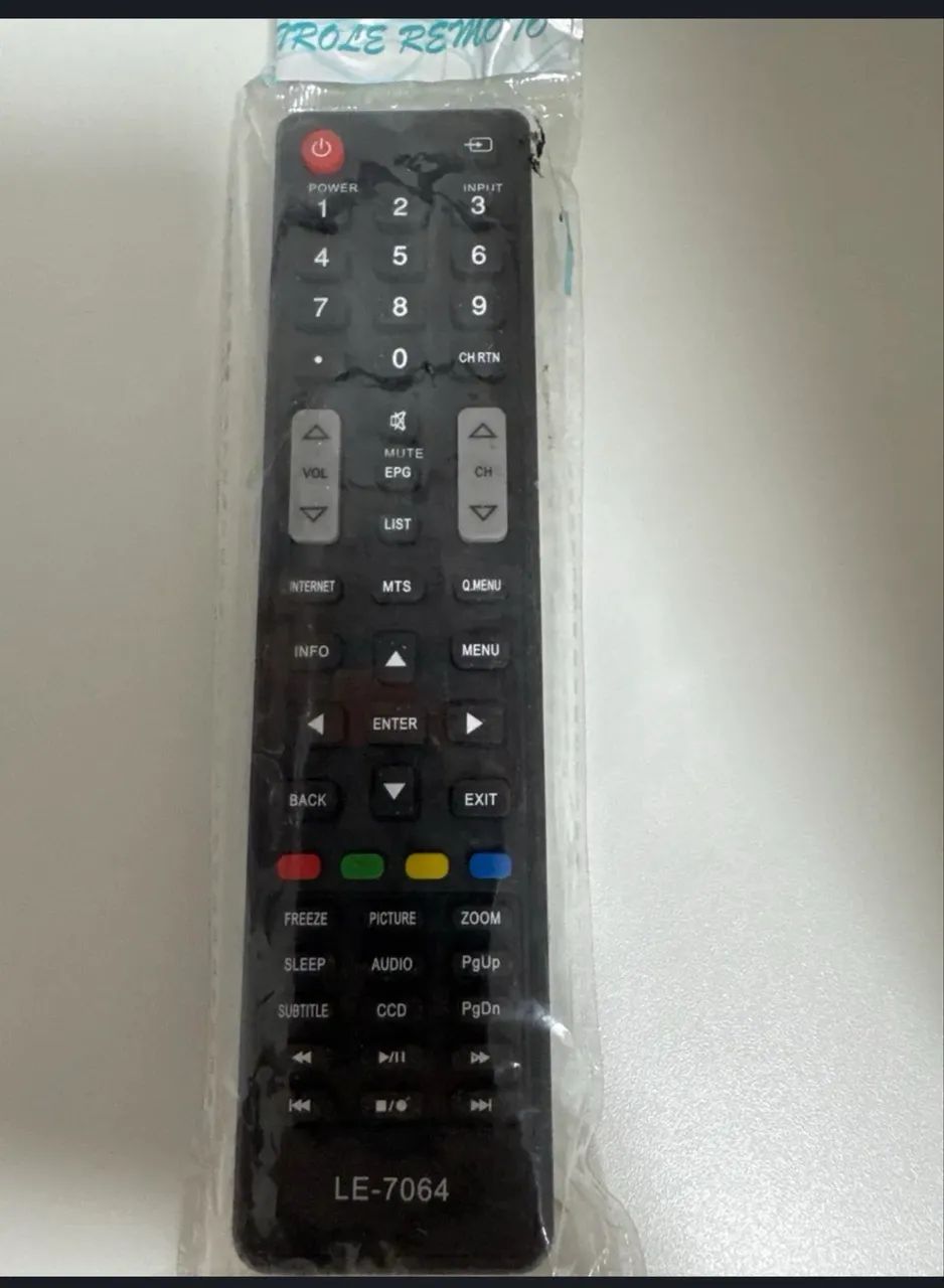 Controle LE 7064 Toshiba  - Foto 2