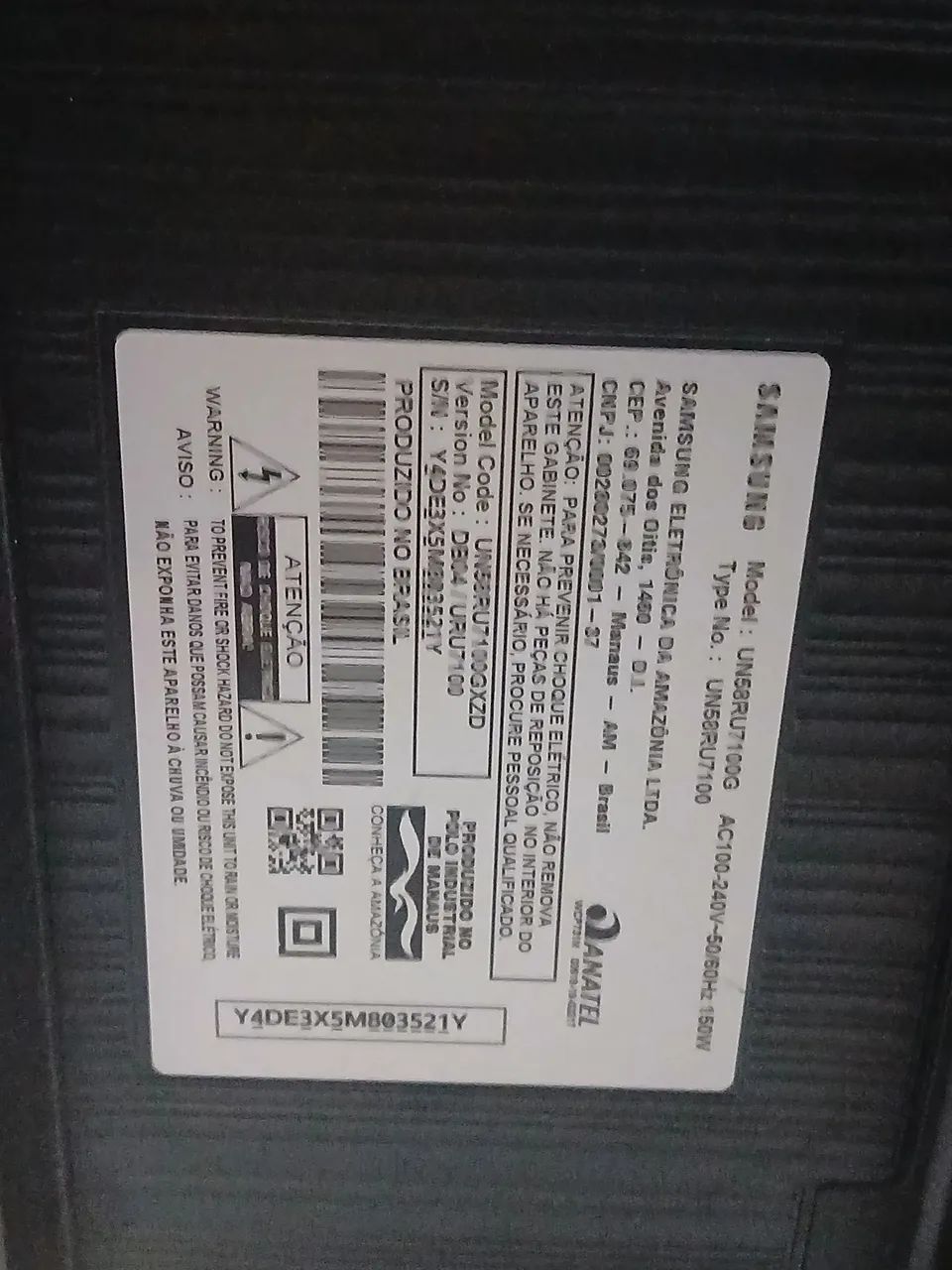 T samsung 58 polegadas  - Foto 3