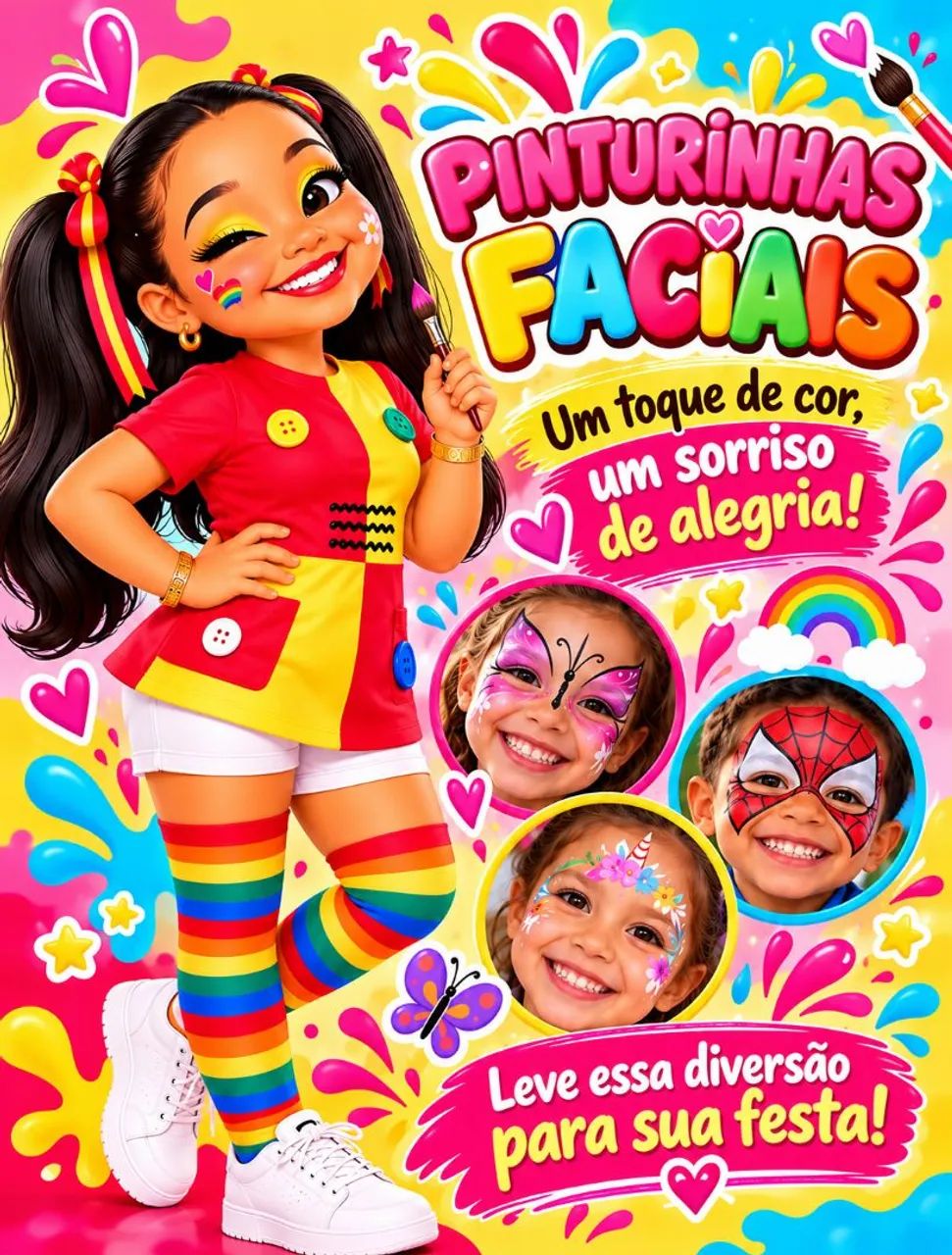 Pinturinhas Faciais - Foto 3