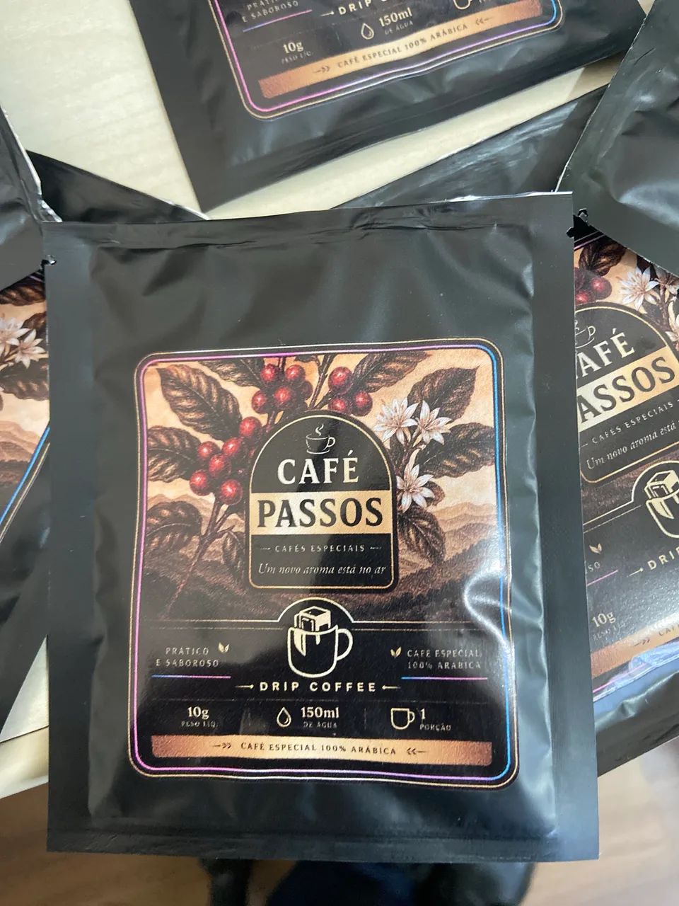 KITS 10 cafés individuais Drip coffee - Foto 3