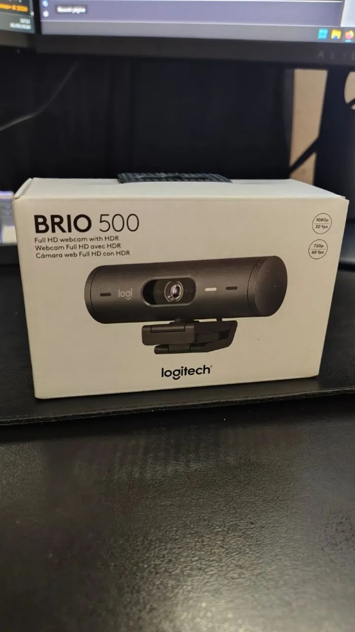 Webcam Logitech Brio 500 Full HD 1080p HDR com Microfone - Foto 3