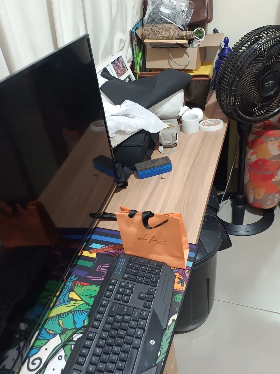 Mesa 2,20 x 0,60 para escritório - Foto 4