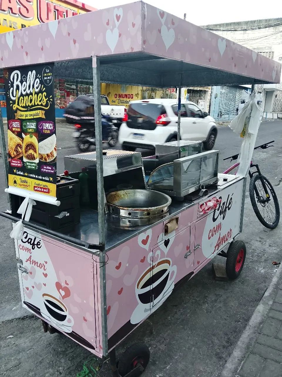 Carrinho de lanche completo  - Foto 4