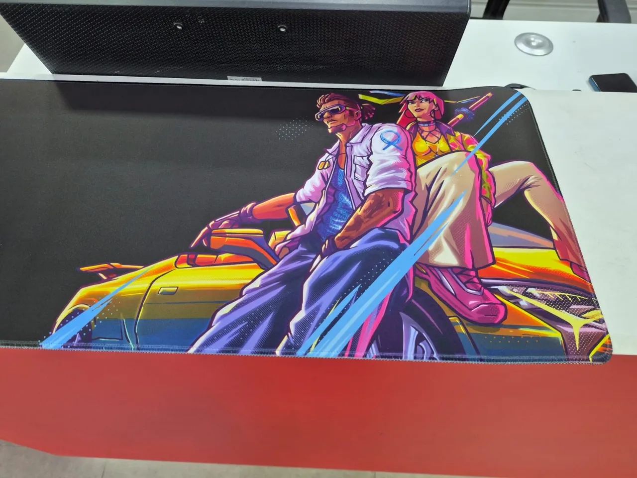 Mousepad Gamer OX Nitro com Base Antiderrapante - Foto 4