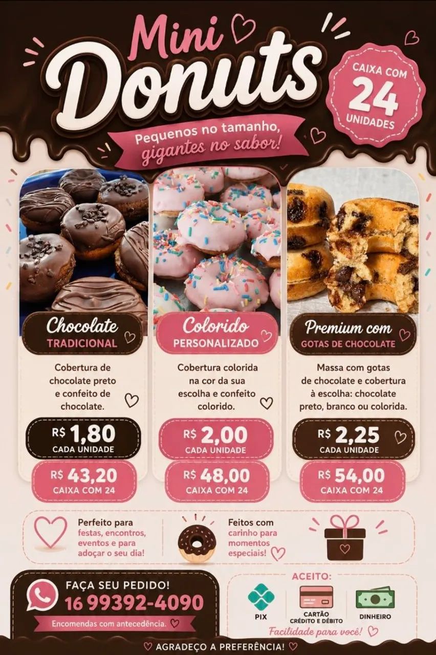 Mini Donuts para eventos 