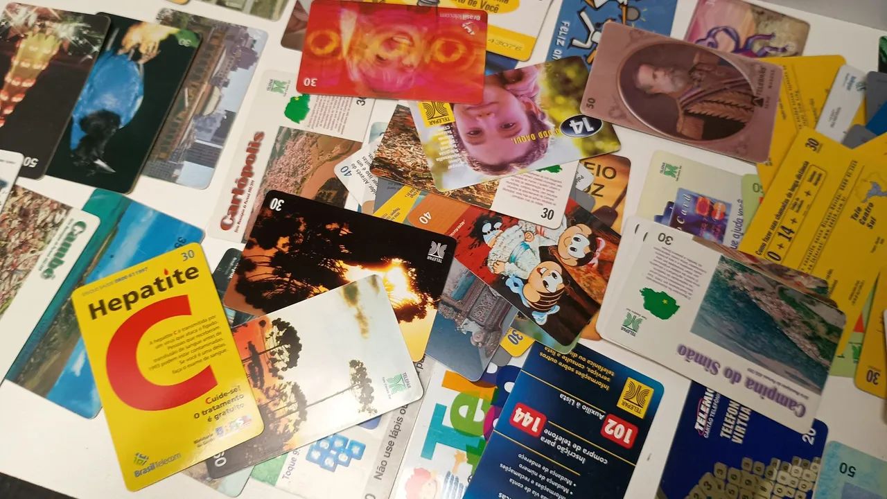 Lote de cartão telefônico com aproximadamente 180 cartão - Foto 5