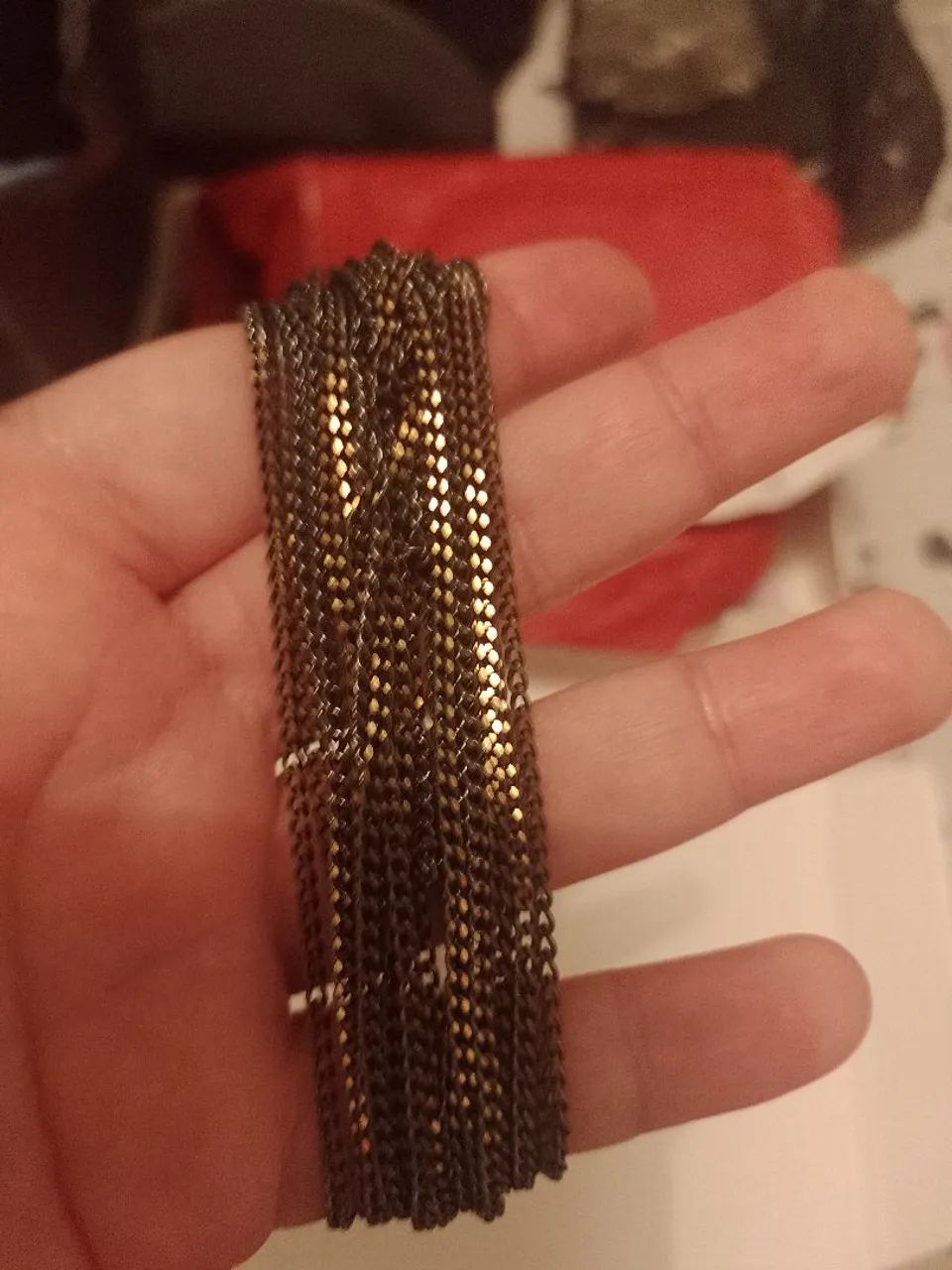 Colar Estilo Latão Dourado Cobre da Época ( Raro e Antiguidade) - Foto 2