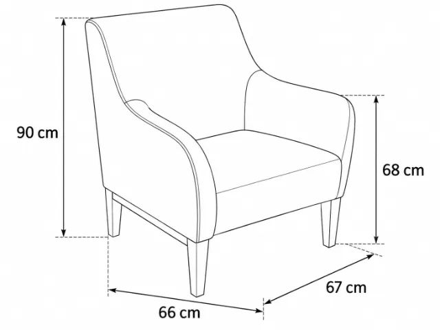 02 Poltronas estofadas cinza com braços e pés de madeira - usadas - Foto 2