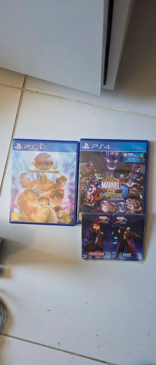 Street Fighter 30th Anniversary e Marvel vs Capcom Infinity PS4