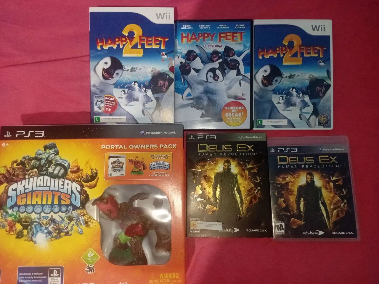 KIT 3 JOGOS COMPLETOS (2 JOGOS DE PS3 E 1 DE WII)