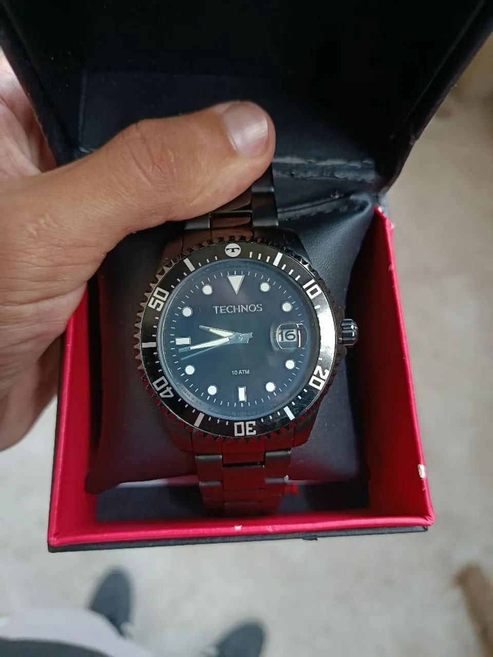 Relógio Technos Skymaster 2415CL All Black, intacto ! - Foto 2