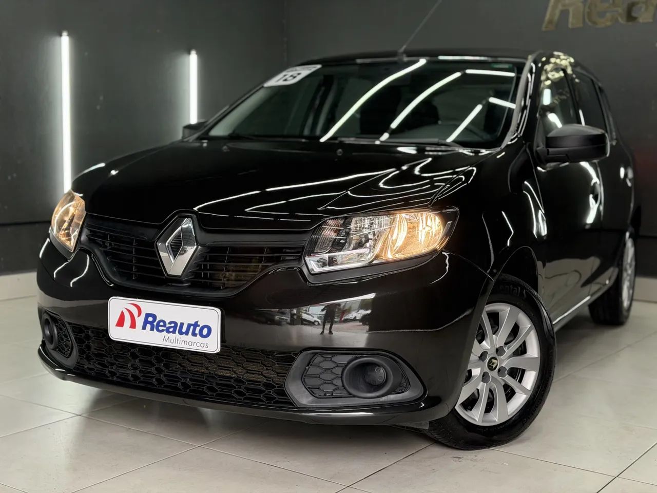 Renault Sandero Authentique Flex 1.0 12V 5P 2018 - Foto 3
