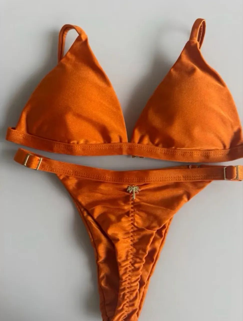 Biquíni cortininha calcinha empina bumbum - Foto 2