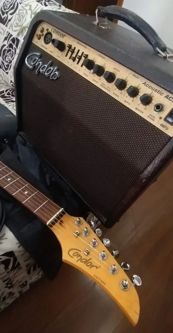 Vendo Guitarra e Cubo Condor - Foto 4
