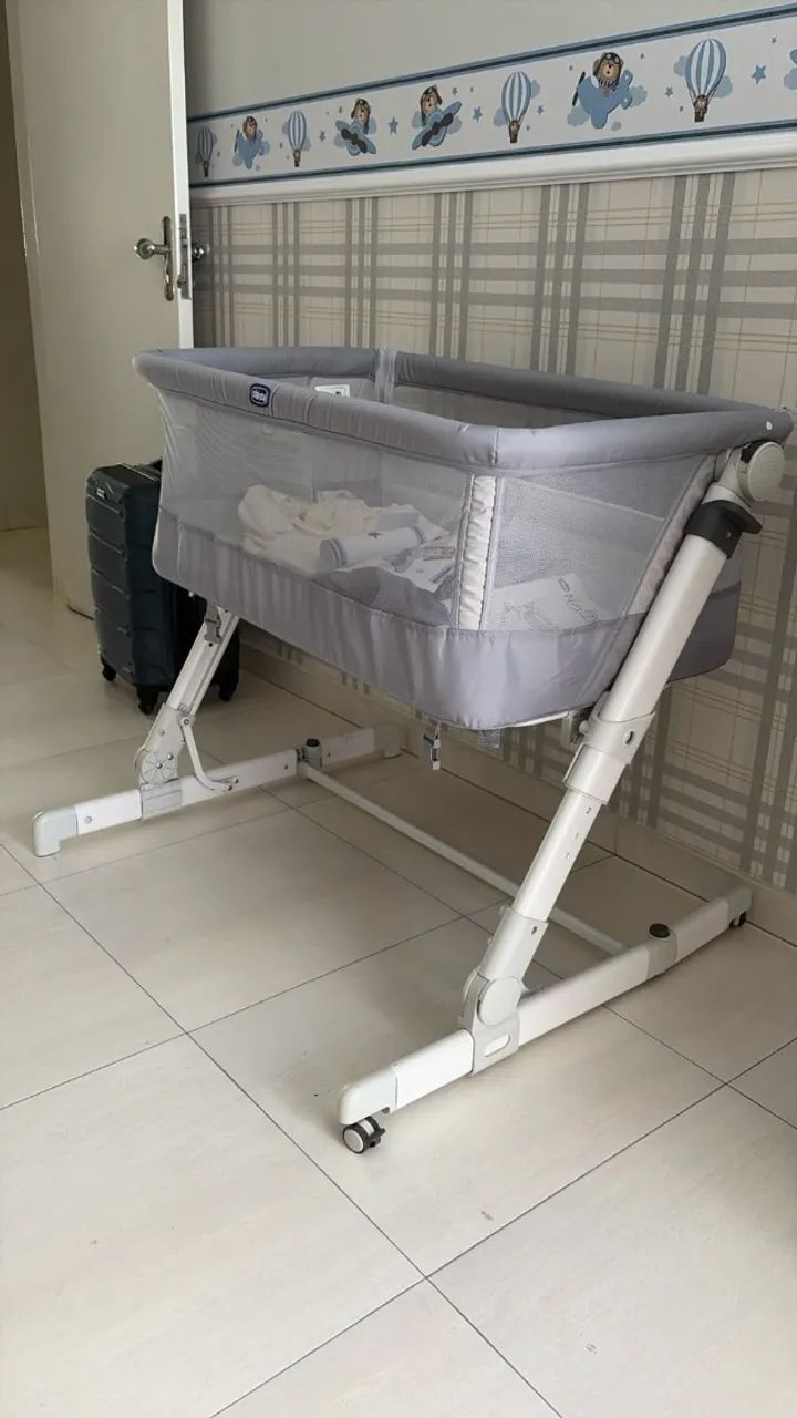 Berço Acoplado Chicco Next2Me - Excelente Estado