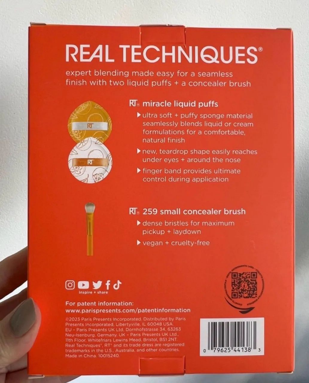kit real techniques esponjas puff + pincel corretivo - Foto 2
