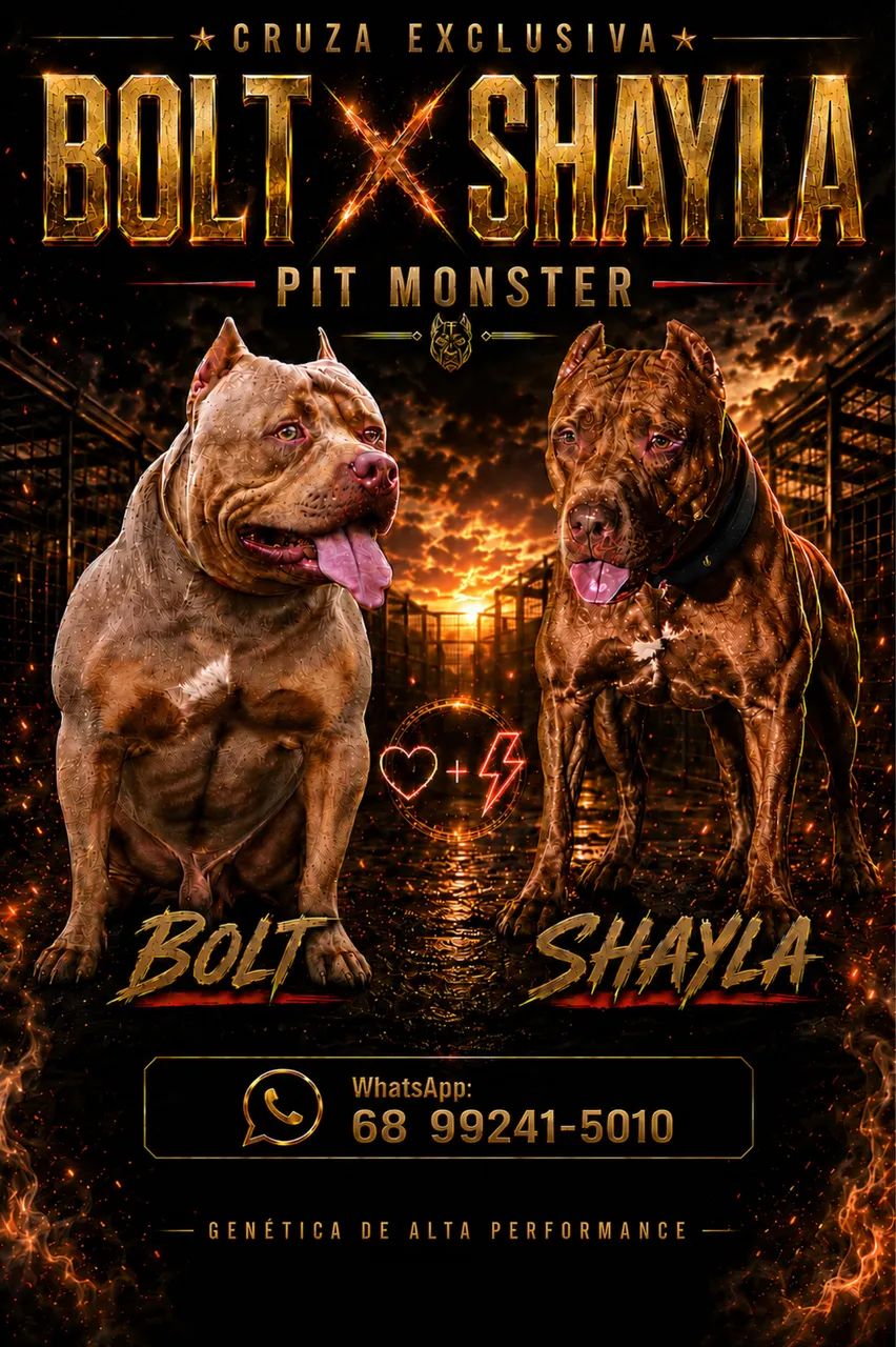 Filhotes de PIT MONSTER 