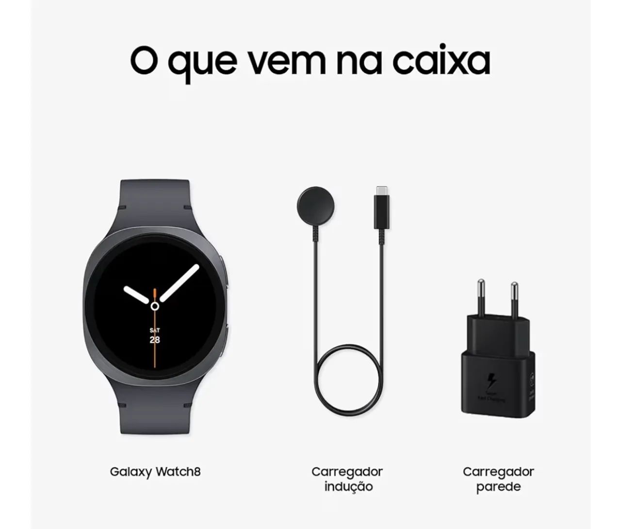Galaxy Watch 8 40mm cinza  - Foto 2