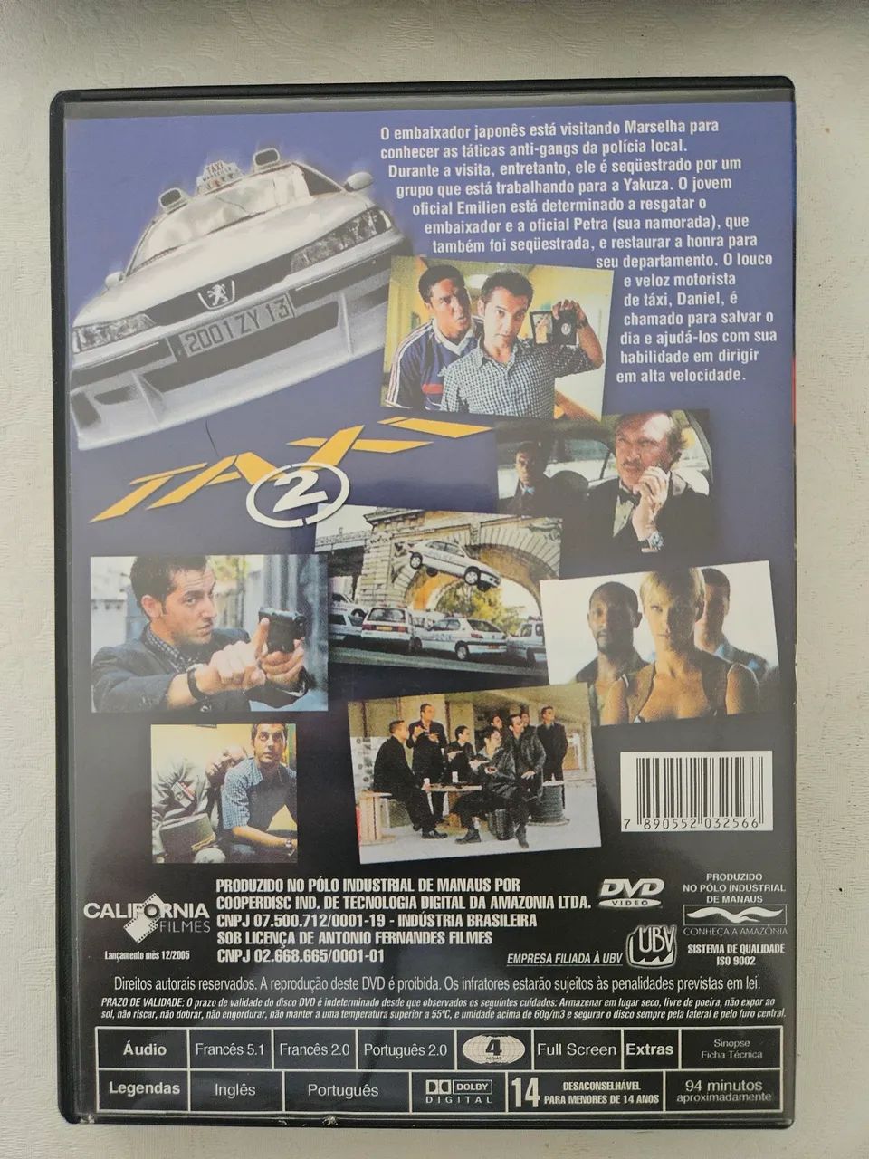 DVD Taxi 2 - original - Foto 2