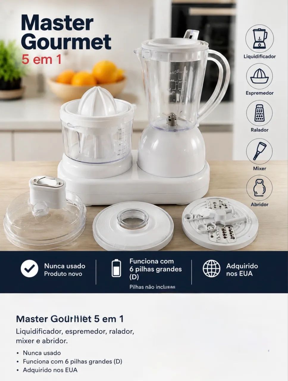 Master Gourmet 5 em 1 - Foto 4