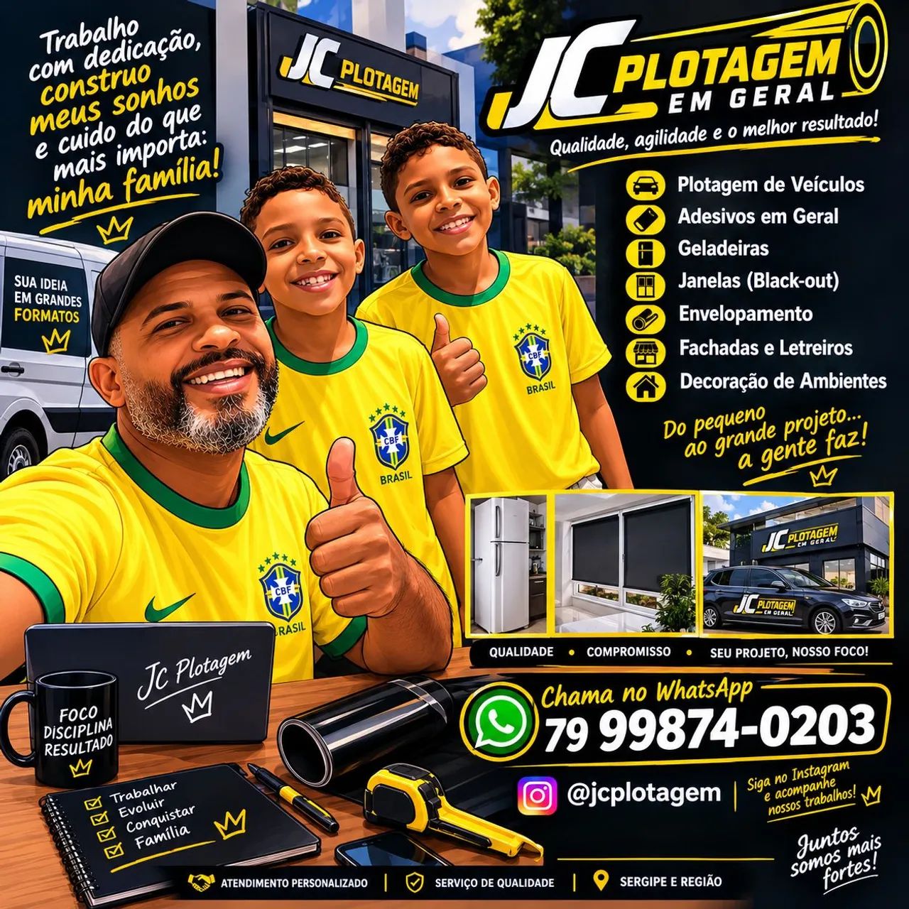 Trabalhamos com envelopamento plotagem em geral 