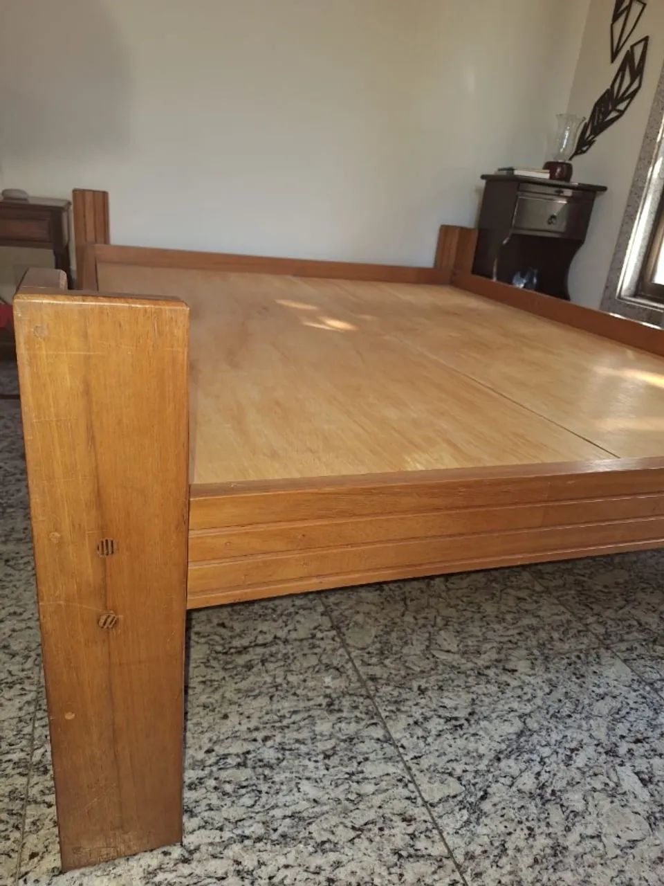 CAMA DE CASAL EM MADEIRA MACIÇA TAUARI - Foto 3
