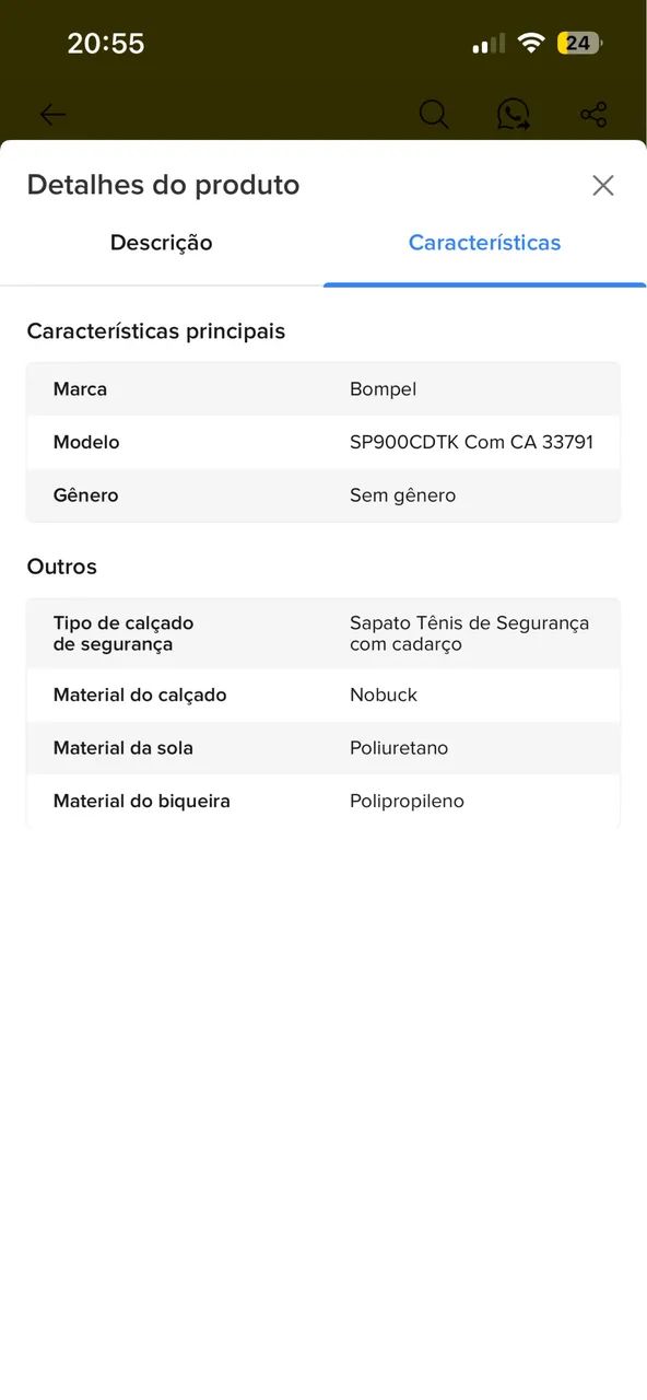 Tênis de Segurança  - Foto 3