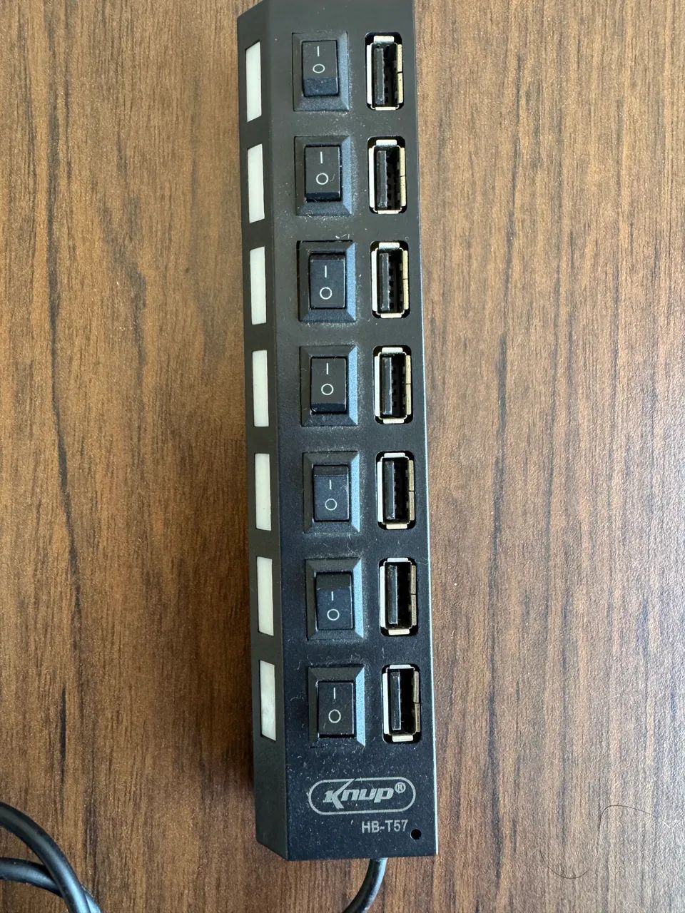 HUB USB 2.0 7portas KNup - Foto 2
