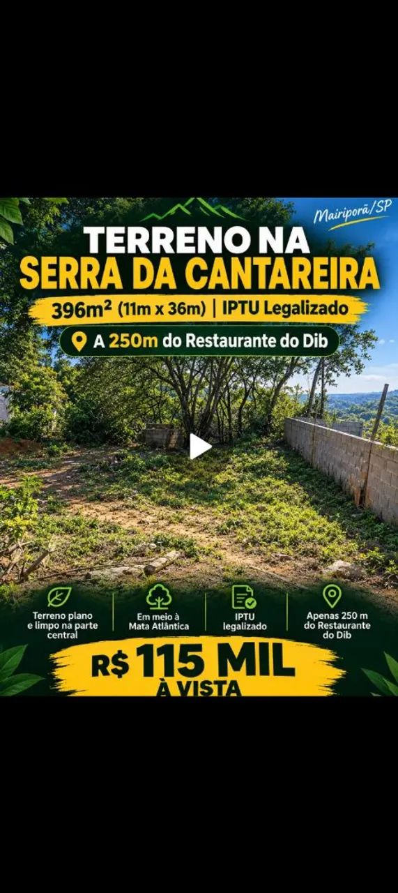 Terreno em Mairiporã 