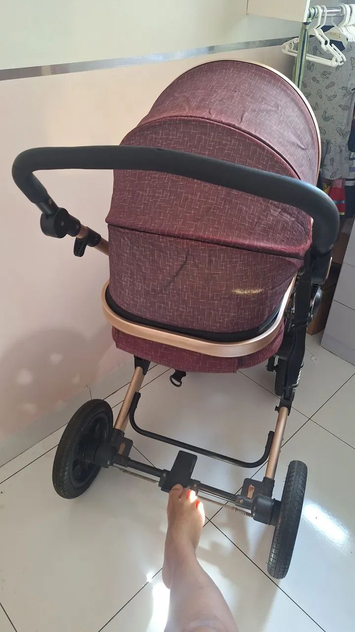Carrinho de bebê Moisés luxo - Foto 2