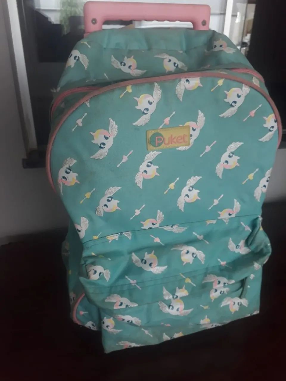 Conjunto de mochilas escolares com estampa de cisne Puket - Foto 4