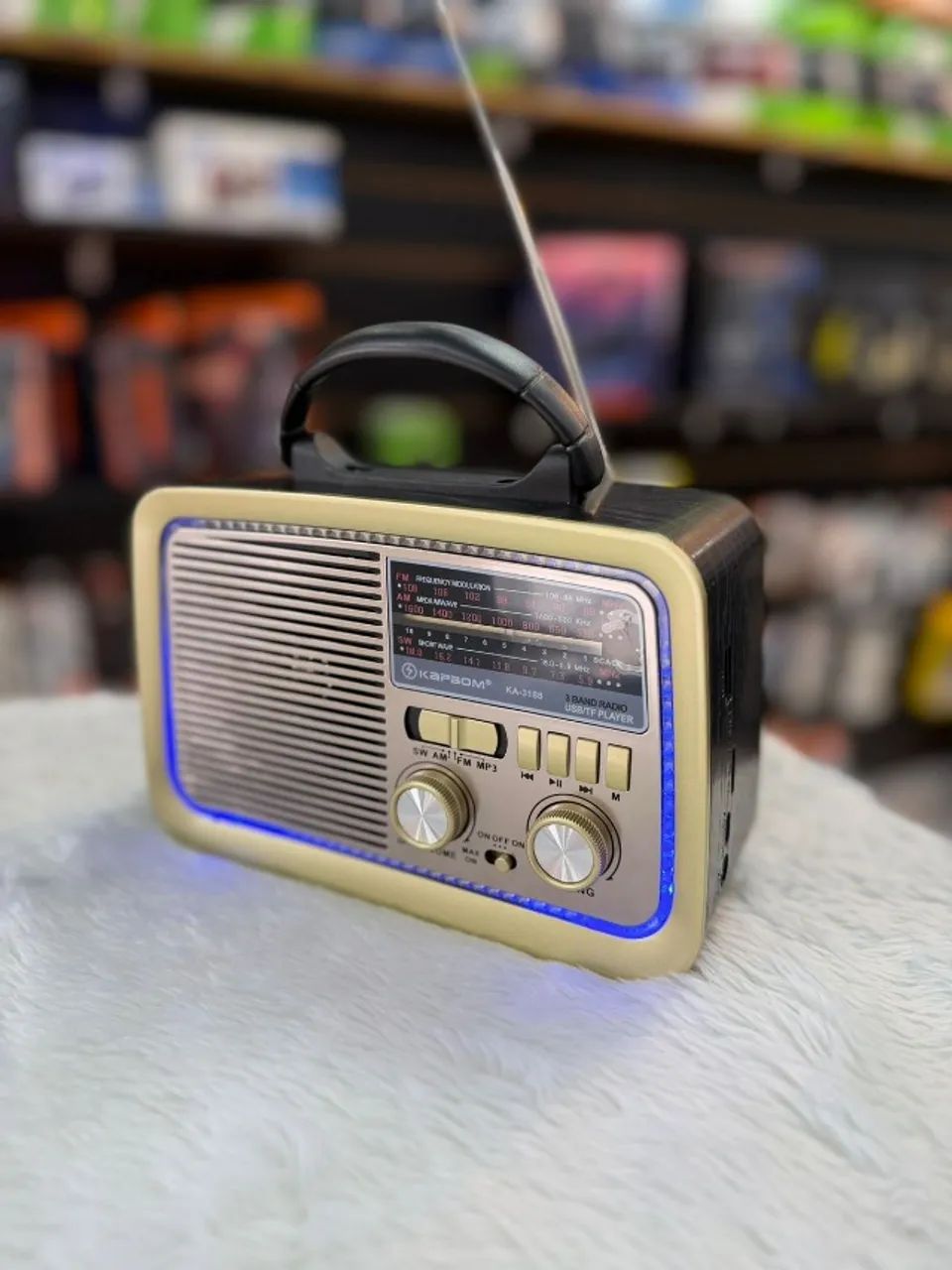 Radio Retrô portatil Bluetooth
