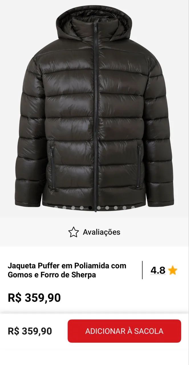Jaqueta forro de sherpa - Foto 5