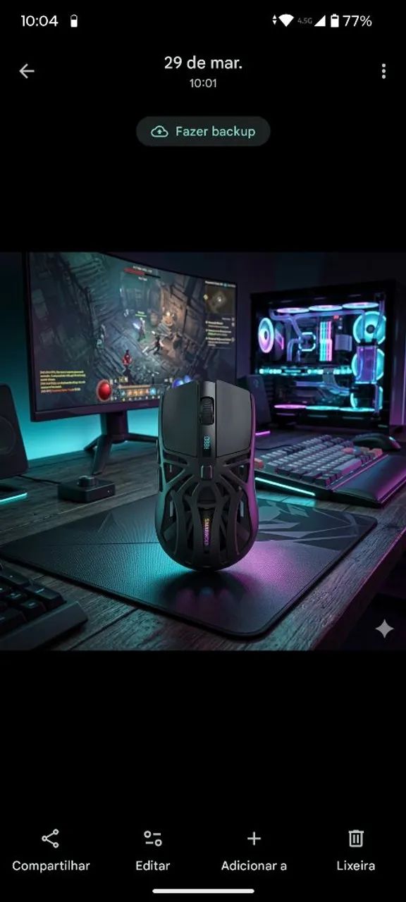 Mouse Gamer Smailwolf RS8 RGB - Foto 5