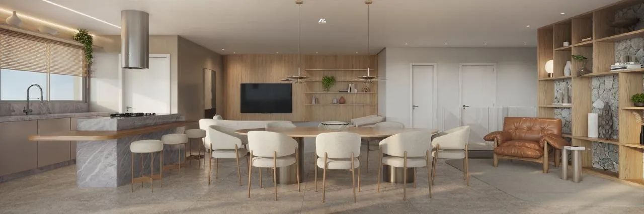 Apartamento com Sacada Gourmet e Lazer Completo com Piscinas, Spa e Sauna - Foto 2