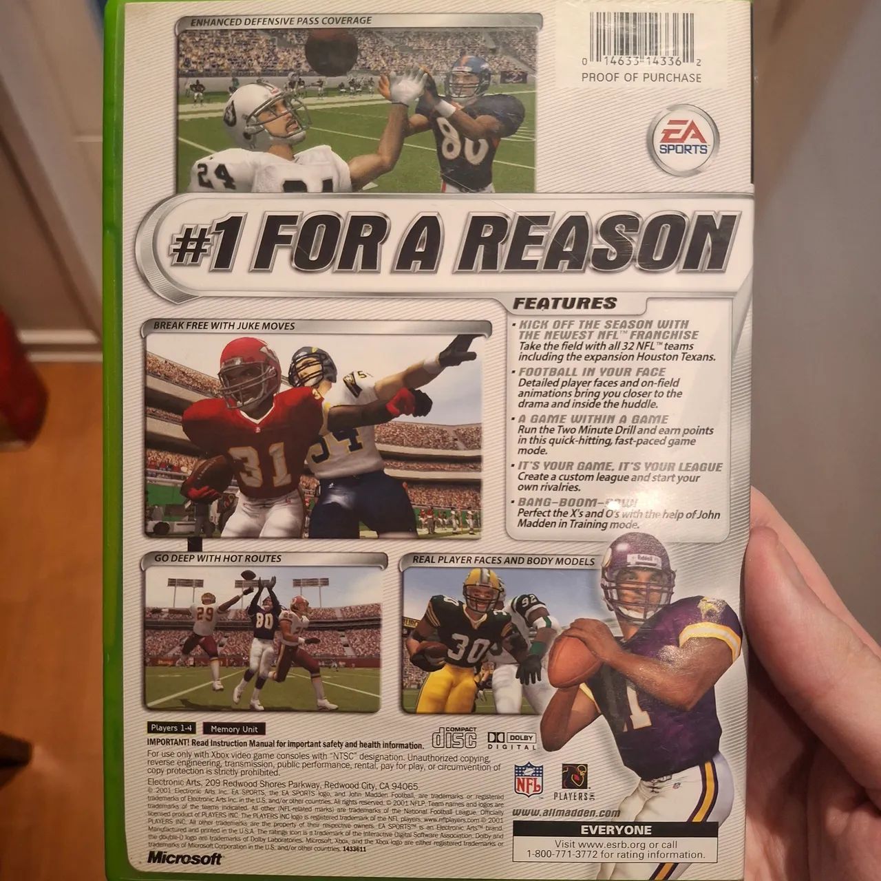 Jogo Madden 2002 Xbox - Foto 3