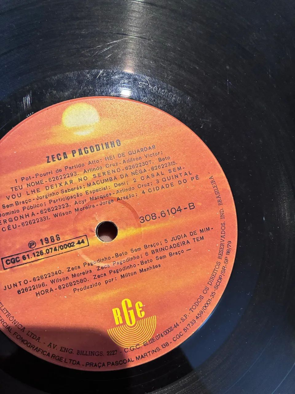 Disco Vinil Zeca Pagodinho  - Foto 3