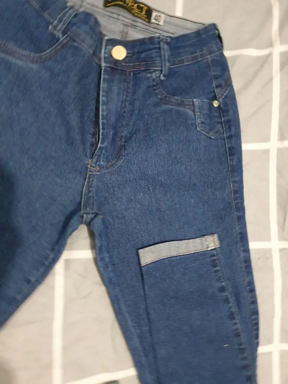 Calça jeans conect azul 40 - Foto 5
