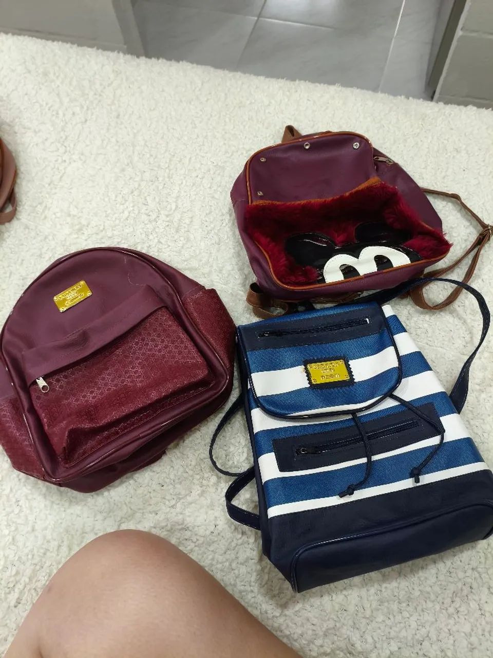 3 mochilas femininas 