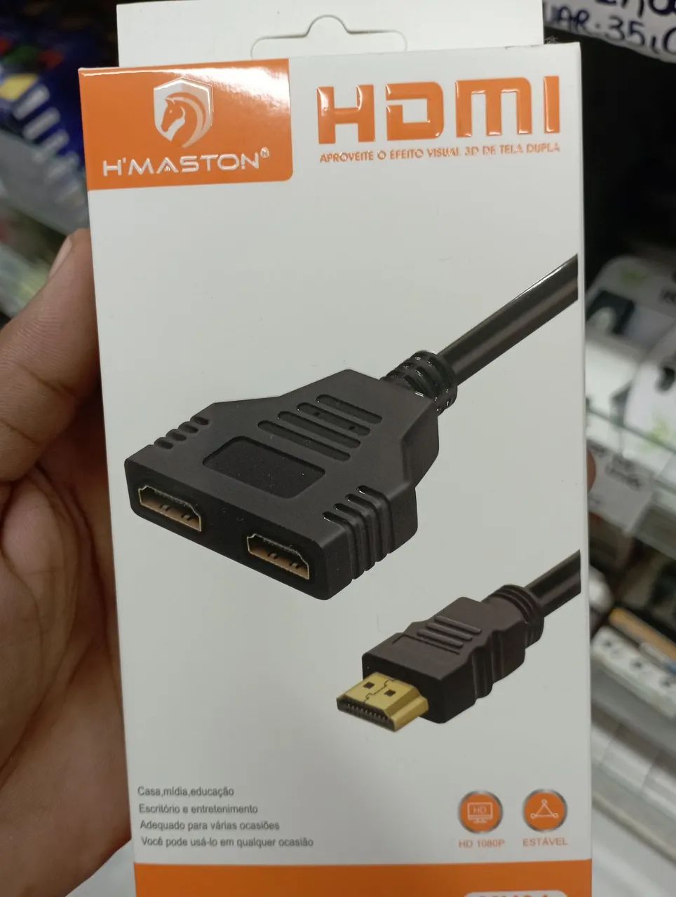 Adaptador Splitter 1x2 Hdmi divisor