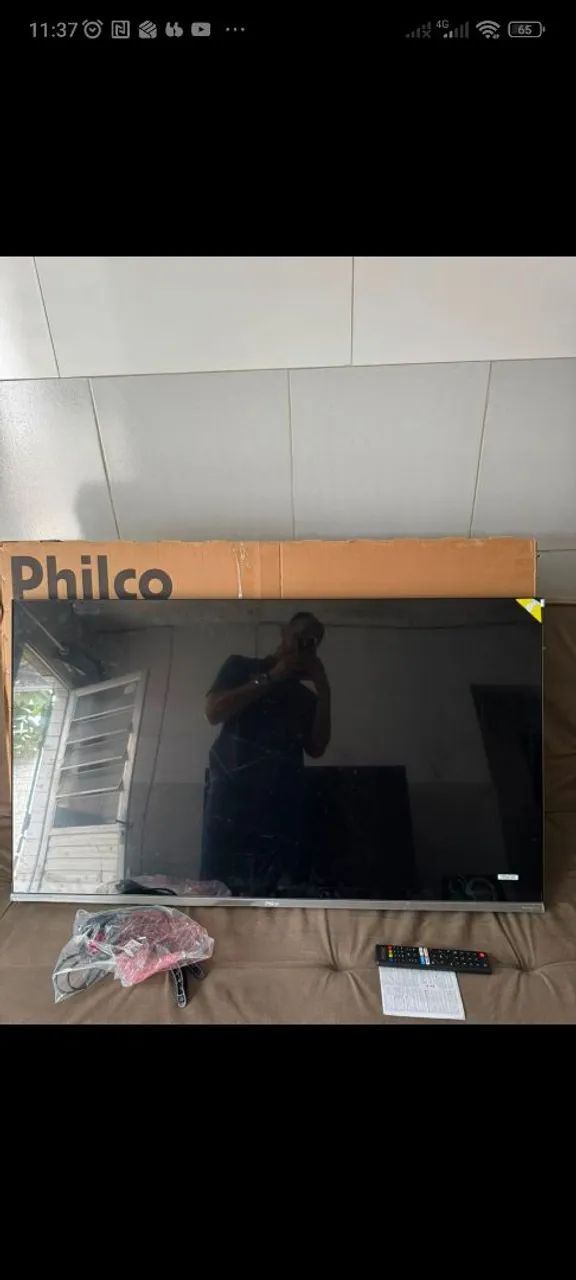 Smart TV PHILCO 50 " 4K LED NOVAA Android Nova na caixa - Foto 5