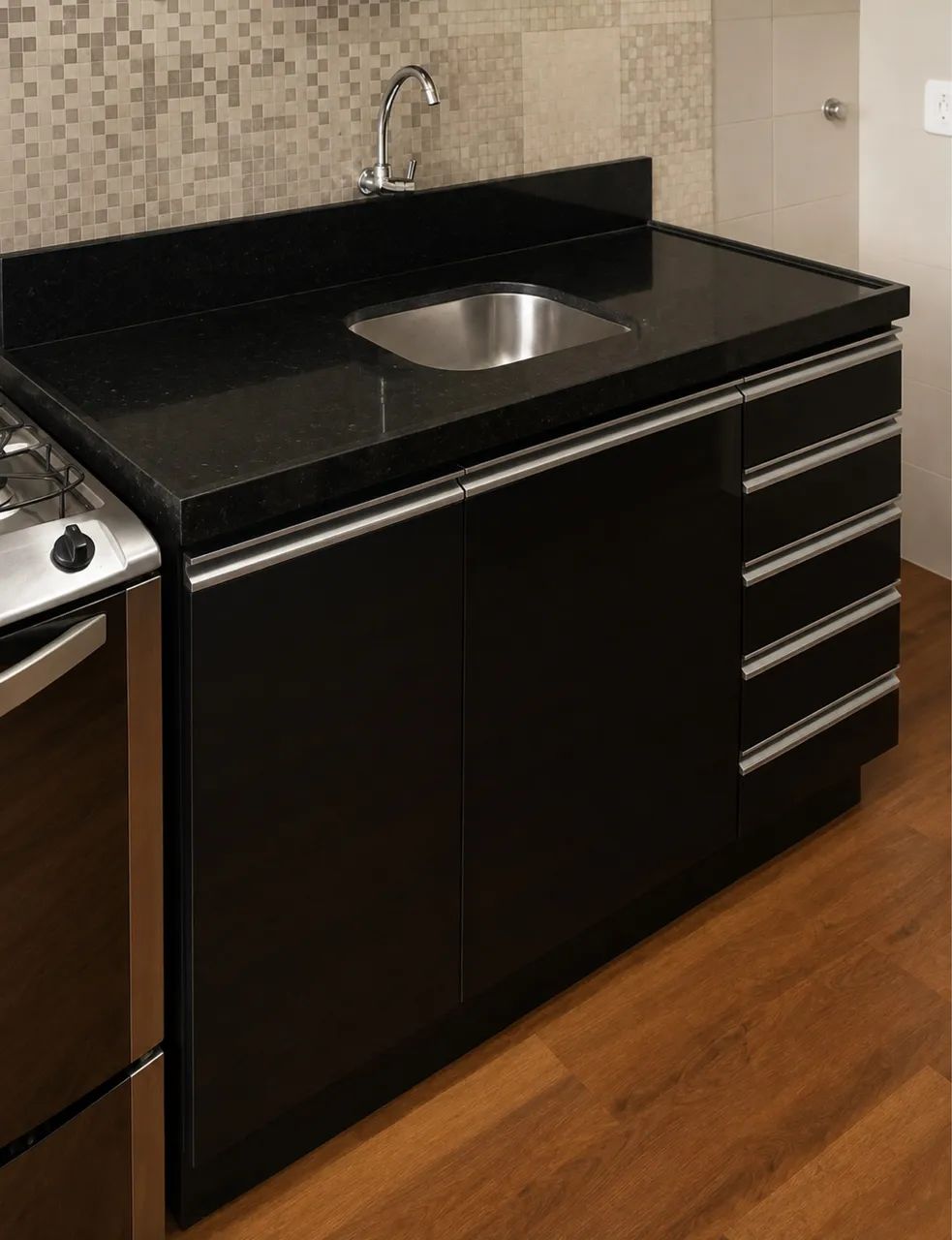 Armários de Cozinha em MDF - Ótimo Estado - Foto 3