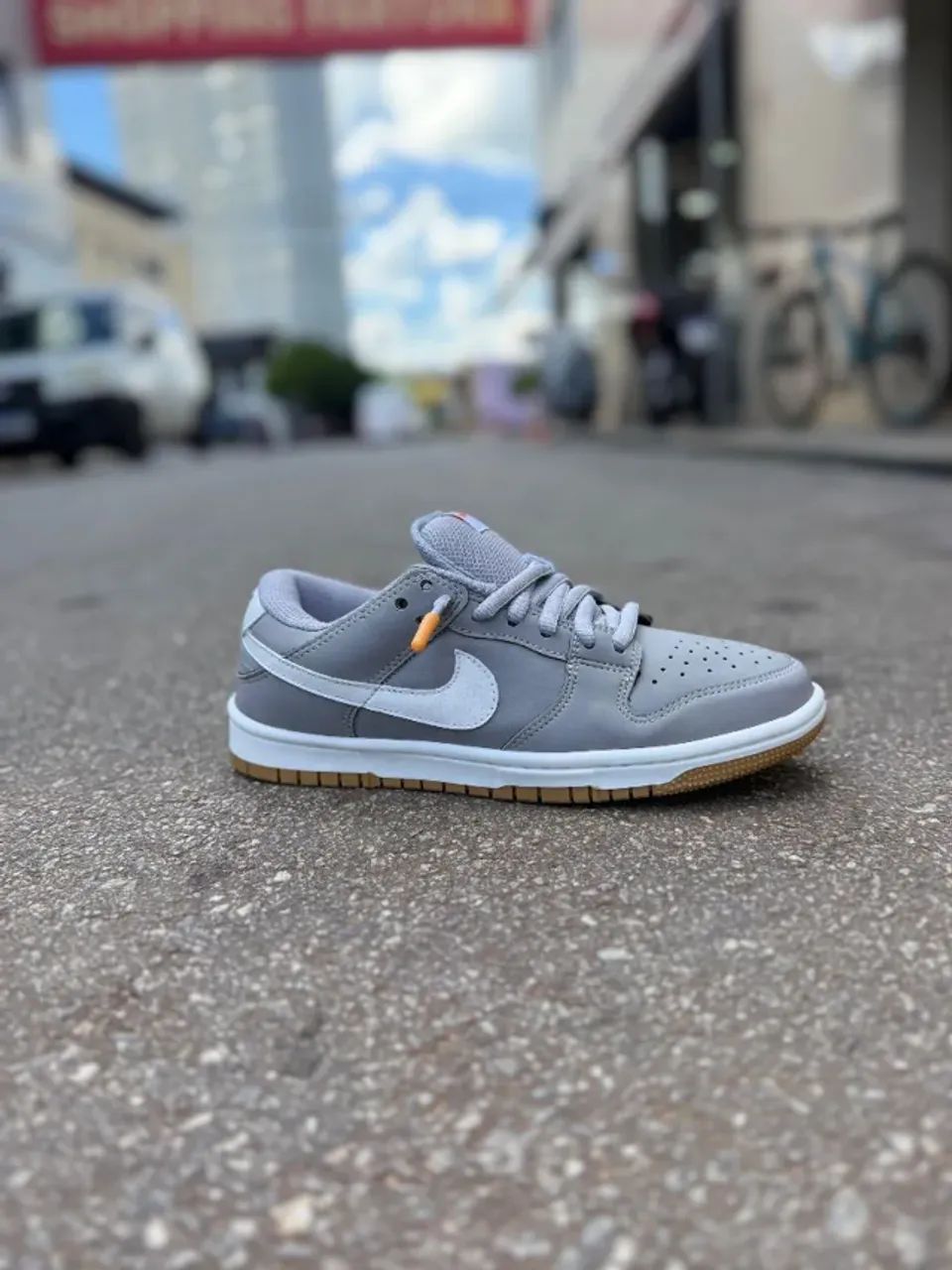 Nike Dunk Low Pro Grey Gum Masculino Premium - Foto 2