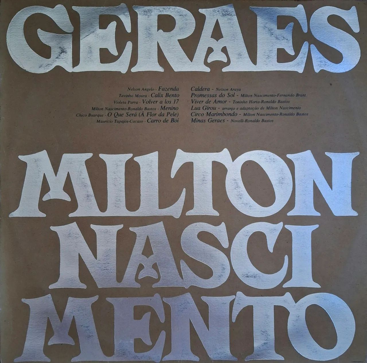 LP/VINIL Milton Nascimento - GERAES (1976) - CDs, DVDs etc