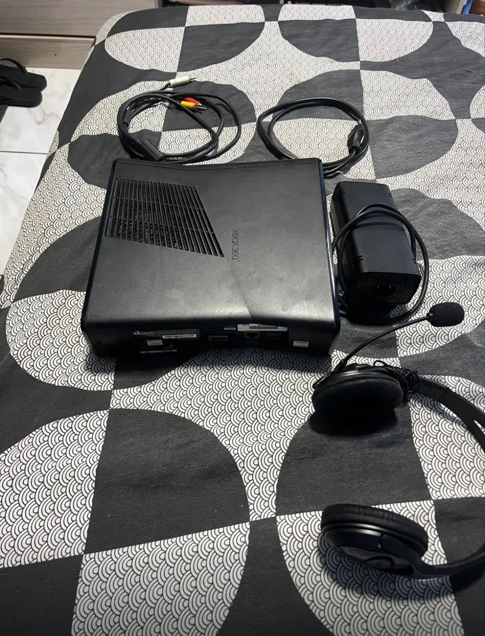 Xbox 360 desbroqueado com jogos 